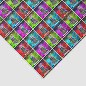 Spielzeugroboter Multicolor Galaxy Retro cooler in Seidenpapier (Ausschnitt)