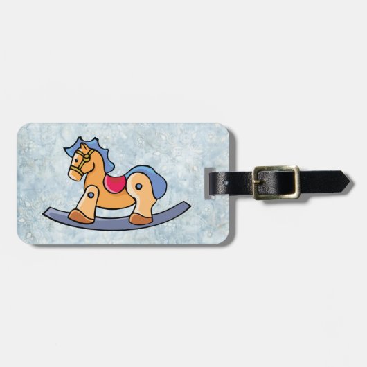 Spielzeugrockpferd Gepäckanhänger (Vorderseite horizontal)