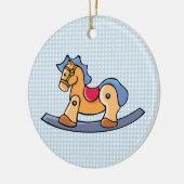 Spielzeugrockpferd Keramikornament (Links)