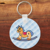 Spielzeugrockpferd Schlüsselanhänger (Vorderseite)