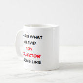 Spielzeugsammler Kaffeetasse (Vorderseite Links)