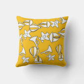 Spielzeugsammlung Kindertrimm gelb Kissen (Rückseite)