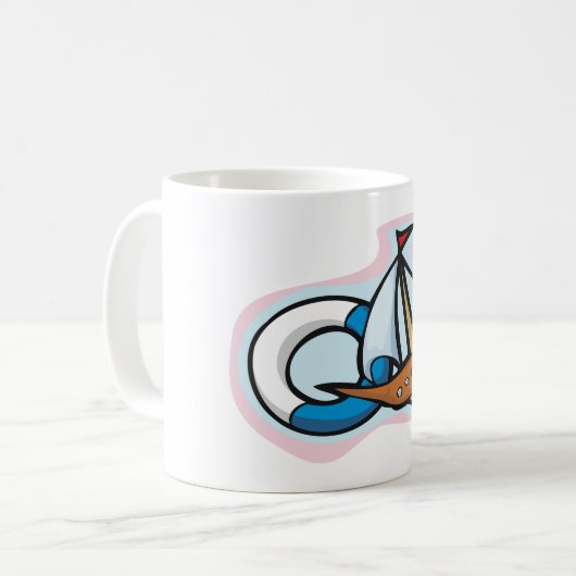 Spielzeugschiff Kaffeetasse (Vorderseite Links)