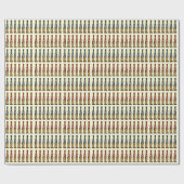 Spielzeugsoldaten auf Parade Geschenkpapier (Flach)