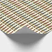 Spielzeugsoldaten auf Parade Geschenkpapier (Ecke)