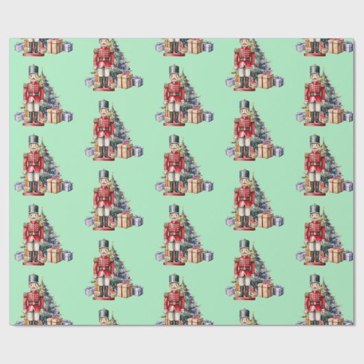 Spielzeugsoldier-Muster Geschenkpapier (Flach)