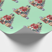 Spielzeugsoldier-Muster Geschenkpapier (Ecke)