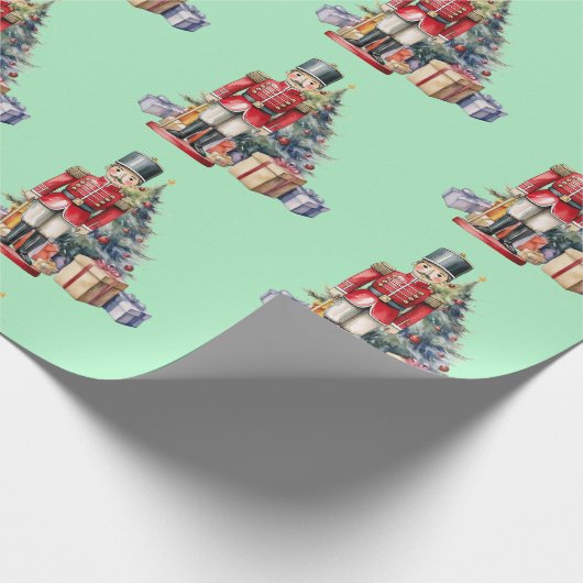 Spielzeugsoldier-Muster Geschenkpapier (Ecke)