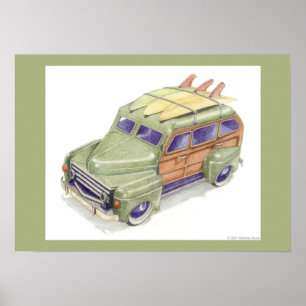 SpielzeugSurfwagen Poster