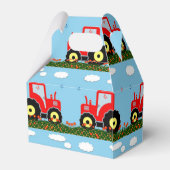 Spielzeugtraktor Geschenkschachtel (Rückseite)