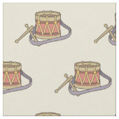 Spielzeugtrommel Muster Stoff (Nahaufnahme)