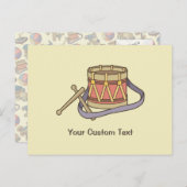 Spielzeugtrommel Postkarte (Vorne/Hinten)