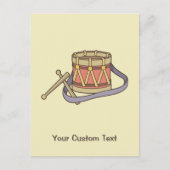 Spielzeugtrommel Postkarte (Vorderseite)