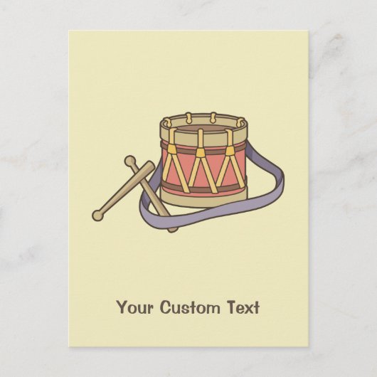 Spielzeugtrommel Postkarte (Vorderseite)