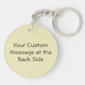 Spielzeugtrommel Schlüsselanhänger (Rückseite)