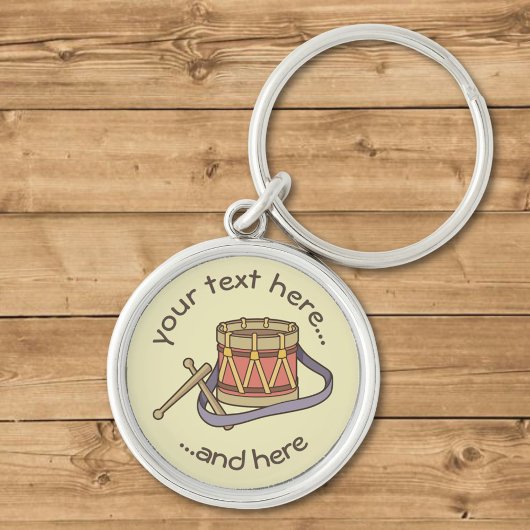 Spielzeugtrommel Schlüsselanhänger