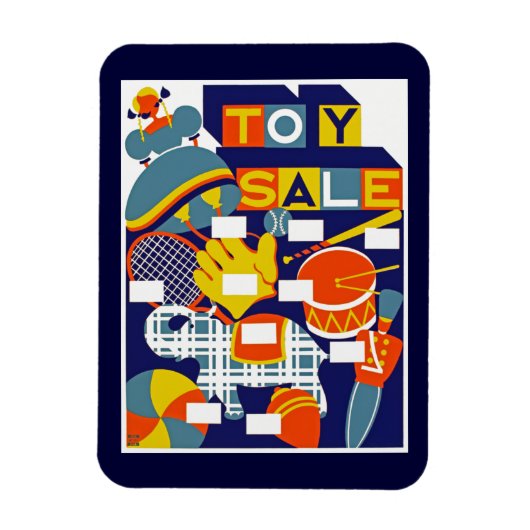 Spielzeugverkauf Magnet (Vertikal)