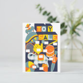 Spielzeugverkauf Postkarte (Stehend Vorderseite)