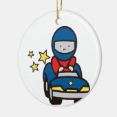 Spielzeugwagen Keramik Ornament (Links)