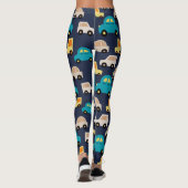 Spielzeugwagen Leggings (Rückseite)