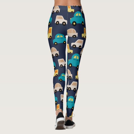 Spielzeugwagen Leggings (Rückseite)