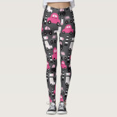 Spielzeugwagen Leggings (Vorderseite)