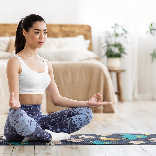 Spielzeugwagen Yogamatte