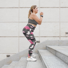 Spielzeugwagenmuster Leggings