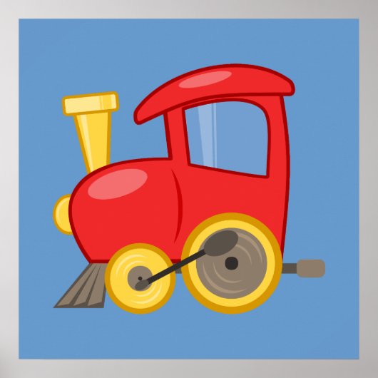 Spielzeugzug-297743, Lokomotive, Zug, Poster (Vorne)