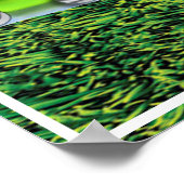 Spielzeugzug auf dem Land Poster (Ecke)