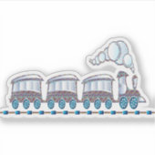 Spielzeugzug Aufkleber (Vorderseite)