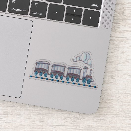 Spielzeugzug Aufkleber (Detail)