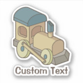 Spielzeugzug Aufkleber (Vorderseite)