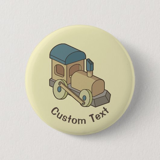 Spielzeugzug Button (Vorderseite)