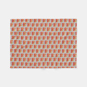 Spielzeugzug Fleecedecke (Vorderseite (Horizontal))