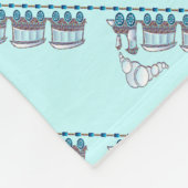 Spielzeugzug Fleecedecke (Ecke)