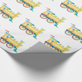 Spielzeugzug für Kinder Geschenkpapier (Ecke)