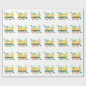 Spielzeugzug für Kinder Geschenkpapier (Flach)