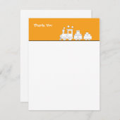 Spielzeugzug Geburtstag Danke Karte (Vorne/Hinten)