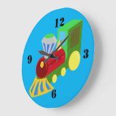 Spielzeugzug Große Wanduhr (Winkel)