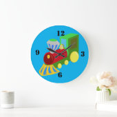 Spielzeugzug Große Wanduhr (Zuhause)