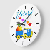 Spielzeugzug Große Wanduhr (Winkel)