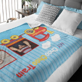 Spielzeugzug Kleinkind Junge Geburtstag Blau Sherpadecke