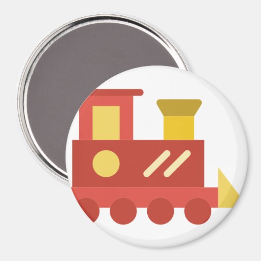 Spielzeugzug Magnet (Vorderseite/Rückseite)