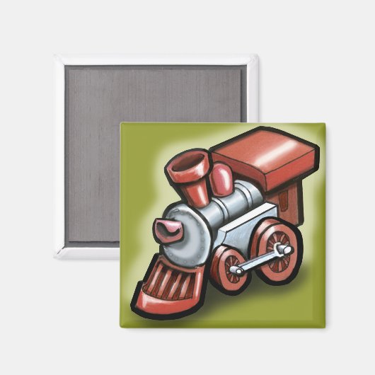 Spielzeugzug Magnet (Vorderseite/Rückseite)