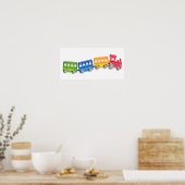 Spielzeugzug Poster (Küche)