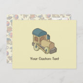 Spielzeugzug Postkarte (Vorne/Hinten)