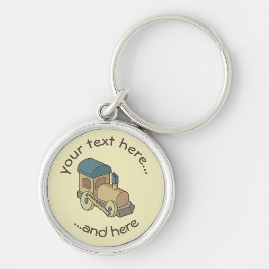 Spielzeugzug Schlüsselanhänger (Vorne)