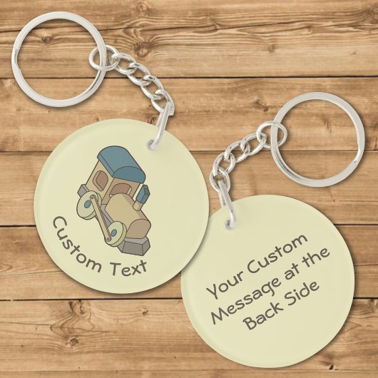 Spielzeugzug Schlüsselanhänger