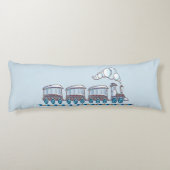 Spielzeugzug Seitenschläferkissen (Rückseite)